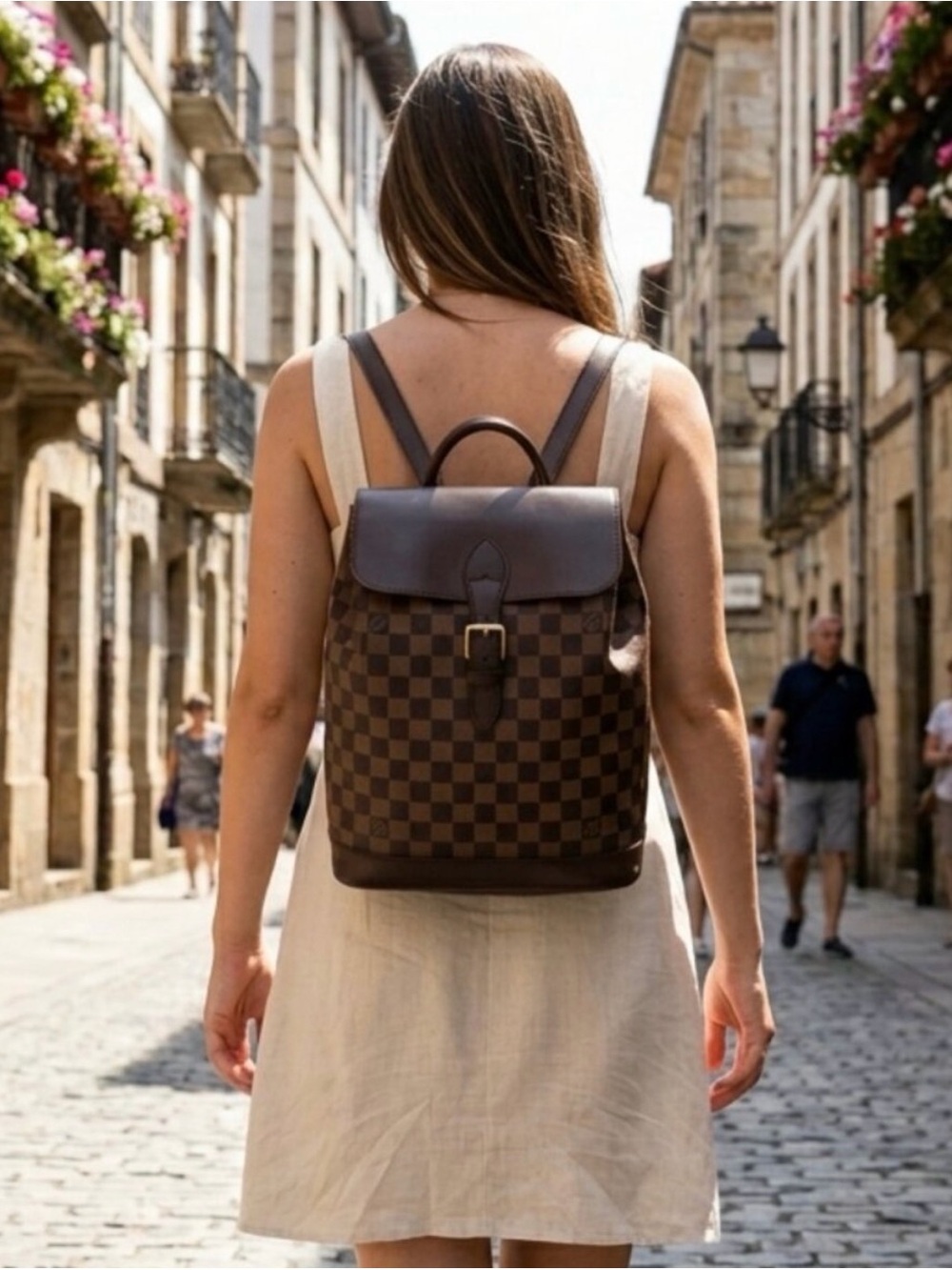 Louis Vuitton Damier Canvas Soho Backpack